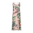 thumbnail image 5 of FcBaudy Robe Sans Manches à Col Rond, Robes d'Été pour Femmes, Robes Sans Manches Imprimées avec Poches pour Femmes, 5 of 5