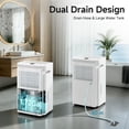 thumbnail image 6 of DARKIRON 80 Pint Dehumidifier for Home, 4500 Sq.Ft with Drain Hose, Humidity Control and Auto Shut-off, Quiet Smart Compressor for Home, Garage and Large Rooms, 6 of 8