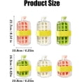 thumbnail image 2 of JKCCZLL 2-in-1 Ice Cube Bottle with Straw - Easy Press Ice Tray Water Bottle, Leak Proof Lid, Vertical Ice Maker for Freezer, Travel, Gym & Home Use (Pink, 800ml),Green,500ml-6.42in*4.25in, 2 of 6
