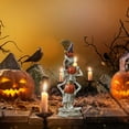 thumbnail image 4 of Figurines Citrouille Empilables en Résine « Jack-O'-lantern » pour Halloween, pour Présentation sur Table Intérieure/extérieure (32 X 11,5 cm), 4 of 6