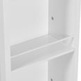 thumbnail image 6 of Uforic Kitchen Island with Drop Leaf & Storage, Kitchen Island Cart with Power Outlets, White, 6 of 8