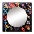 thumbnail image 2 of Designart "Melodic Colors of Vinyl Records III" Music Square Mirror For Wall Decor - Large Multi-Color Square Printed Wall Mirror Art - Square Modern Mirror - Wall Mounted Square Large Mirror, 2 of 5