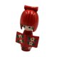 thumbnail image 4 of Muñeca kimono de madera, muñeca geisha de 4,13 pulgadas, decoración tradicional, muñeca Kokeshi de madera Naranja, 4 of 9