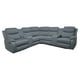 thumbnail image 4 of Sala esquinera Jacky reclinable de 6 plazas con consola y portavasos, 4 of 7