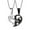Black, variant on Couple Necklace Pendant Heart Pendant Valentine's Day Jewelry Valentine's Day