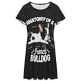 thumbnail image 3 of French Bulldog Dress Fashion Beach Short Sleeve Dresses Female Party Printed Sundress, 3 of 7