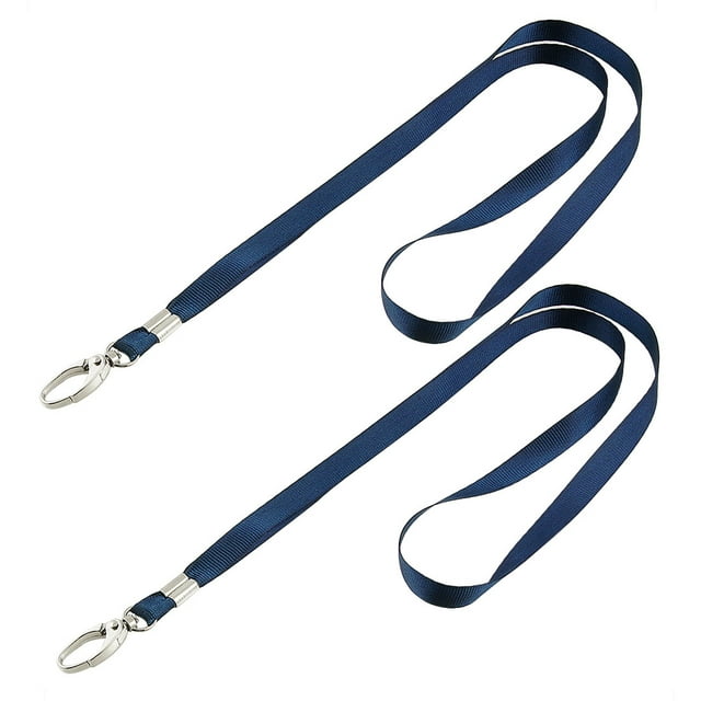 Unique Bargains Sangle de Cou, Bleu Foncé, 2 Unités