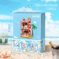 thumbnail image 4 of 718 Pellets Christmas Cabin Car Building Blocks Toy Model, Birthday Gifts For Men Girls, 4 of 5
