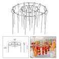 thumbnail image 1 of Rejilla de la parrilla de de aire estante de papas fritas con rejilla para brochetas para la olla de refrigeración, 1 of 8