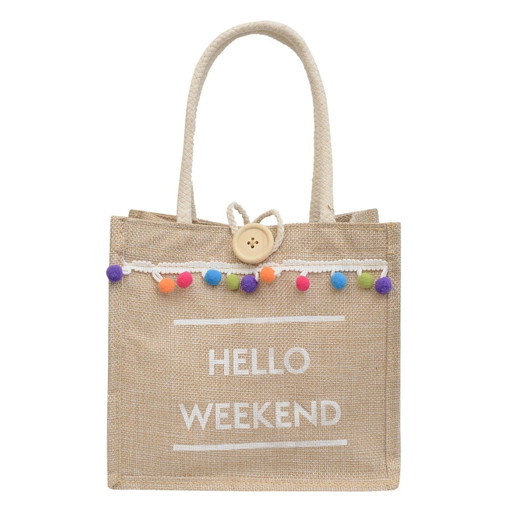 Linen handbags and totes sale
