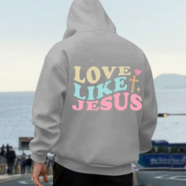 WILLBEST Sudaderas En Pareja Sudaderas con Capucha y Sudaderas para Hombre Sudadera con Capucha Informal Holgada con Estampado De Letras para Uso Diario Otoño Invierno Ropa De Calle Cómoda Mediana