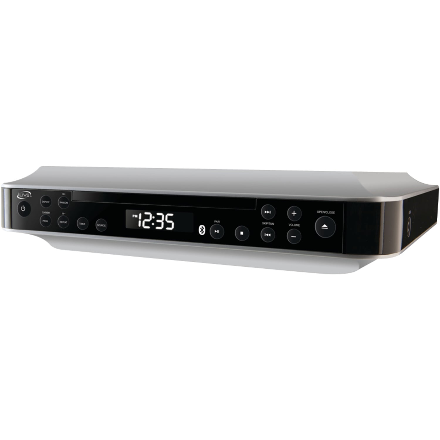 iLive Wireless Bluetooth Under Cabinet Music System with CD Player, IKBC384S