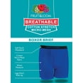 thumbnail image 5 of Fruit of the Loom Toddler Boy Breathable Boxer Briefs, 4 Pack, Sizes 2T-5T, 5 of 9