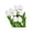 White, variant on Artificial Tulips 9pcs 13" Real Touch PU Flowers - Tulips for Arrangement Wedding Party Easter Spring, PE Foam Tulip Bouquet for Home Dining Room Office Decoration and DIY Floral Arrangements