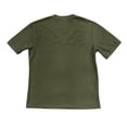 thumbnail image 4 of Men V Neck Short Sleeve T Shirt Fitness Fit Sports Solid Tees Tops Corduroy Gym, 4 of 11