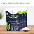 thumbnail image 3 of Aceite de árbol de té Foot Soak con sal de Epsom para el dolor de pies, paquete de 4, 3 of 8