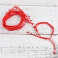 thumbnail image 2 of 12 pulseras de cuerda roja tejidas a mano, delicadas pulseras tejidas a mano, joyería decorativa para mujeres, niñas y adolescentes., 2 of 7