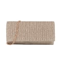 thumbnail image 2 of Hfnxid Sequin Pleated Clutch Elegant Evening clutch with Detachable Chain,Wedding,Cocktail Prom Handbag for Women, 2 of 10