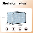 thumbnail image 5 of Haiem Rabbit And Bird Print Toaster Covers 2 Slice Wide Slot,Bread Dust Cover & Fingerprint Protection,Bread Machine Cover,Appliance Covers, 5 of 7