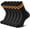 Black With Orange Striped, variant on Athletic Socks Sport Running Calf Socks Performance Cushioned Breathable Crew Socks for Men Women(6 Pairs)