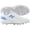 White/Blue, variant on New Balance Womens FUSEv5 Low Molded Softball Cleats White/Blue 8.5