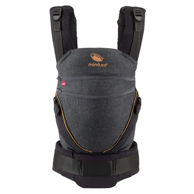 Portabebés Manduca DenimBlack Asiento Ajustable Algodón Orgánico 3,5-20 kg