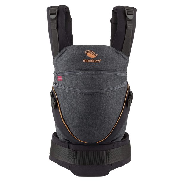 Portabebés Manduca DenimBlack Asiento Ajustable Algodón Orgánico 3,5-20 kg