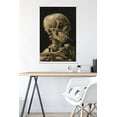 thumbnail image 4 of Skull of a Skeleton with Burning Cigarette by Vincent van Gogh Wall Poster with Magnetic Frame, 22.375" x 34", 4 of 5