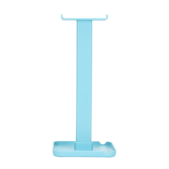 Soporte para auriculares multifuncional, ahorra espacio, resistente, duradero, estable, color brillante, azul
