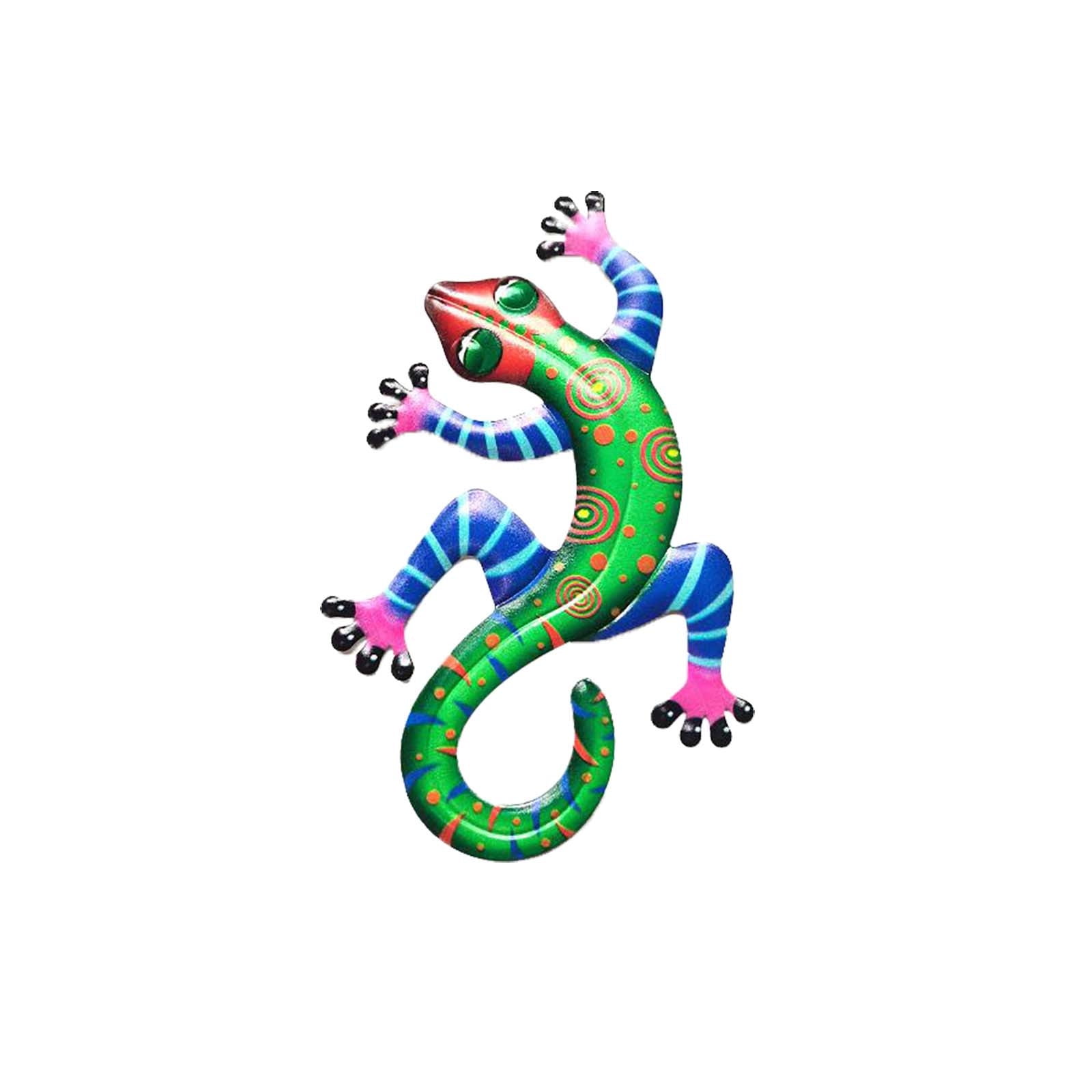 OAVQHLG3B Metal Geckos Inspirational Wall Art, Mexican Outdoor Wall