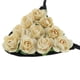 thumbnail image 4 of Vestido beige para mujer y niña con flores de papel para fiesta, 4 of 9