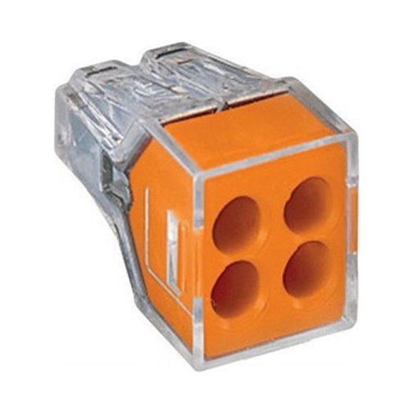 Wago 51204473 BX100 4 Conductor Push Wire Connector