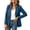 Blue, variant on Womens Long Sleeved Top Baeitkot Womens Olid Color Casual Long Sleeved Cardigan with Pockets Blazer Jacket Top Black XXL