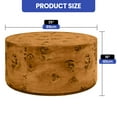 thumbnail image 5 of ModFusion Burl Wood Coffee Table, Natural Wood Center Table for Living Room & Home Office, Medium Oak, 5 of 7