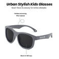 thumbnail image 3 of HECCEI Sount Baby Sunglasses with Strap - Polarized Infant Sunglasses Ages 0-2 Years, Stone Grey, 3 of 7