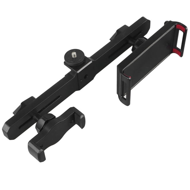 Soporte universal para teléfono móvil, clip de barra transversal ajustable doble para grabación de video en vivo, accesorios de trípode multifuncionales