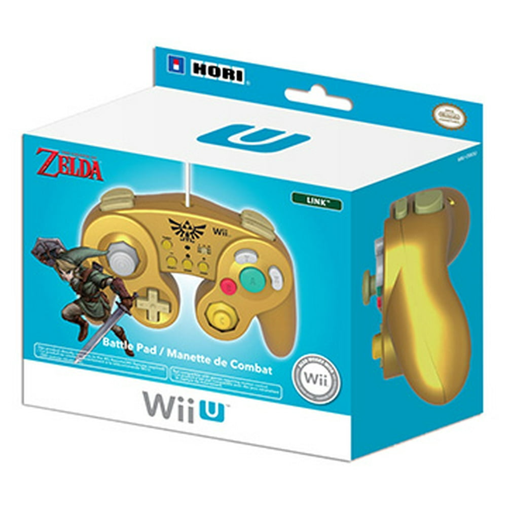 HORI Battle Pad for Wii U (Link Version) with Turbo Nintendo Wii U