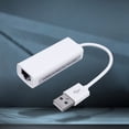 thumbnail image 3 of FLhrweasw Adaptador Red 100 Mbps Tarjeta Con Cable USB 2.0 para Macbook Wii Tablet (Blanco), 3 of 9
