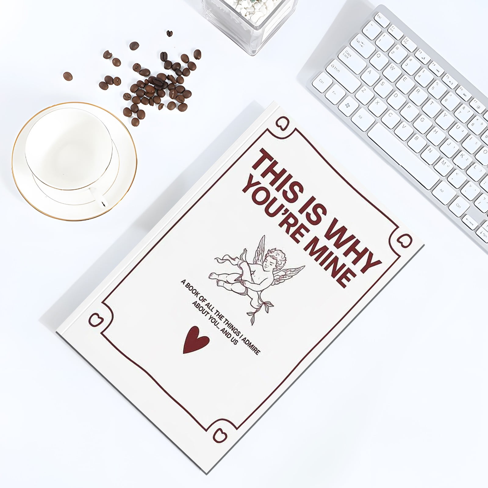 This is Why You're Mine Journal,Lover's Diary Couples Journal & Love Story Book to Record Your Moments - Meaningful Valentine's Day & Anniversary Gift for Him,Her,Boyfriend,Girlfriend