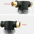 thumbnail image 5 of Sediment Filter Attachment for Garden Hose and Pressure Washer Inlet, 3/4 Inch Male to Female Thread, Includes 2 Screen Filters for Water Debris Removal UKHBMC | Multicolor, 5 of 8
