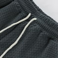 thumbnail image 5 of Yusimy Men's Solid Color 2-Piece Button-Down Half-Zip Set Long Sleeve Drawstring Pants Casual Sports, 5 of 7