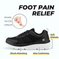 thumbnail image 4 of FitVille zapatos para caminar para hombre, zapatillas ligeras con amortiguación máxima de ancho, zapatos informales para fascitis Plantar, alivio del dolor, 4 of 5