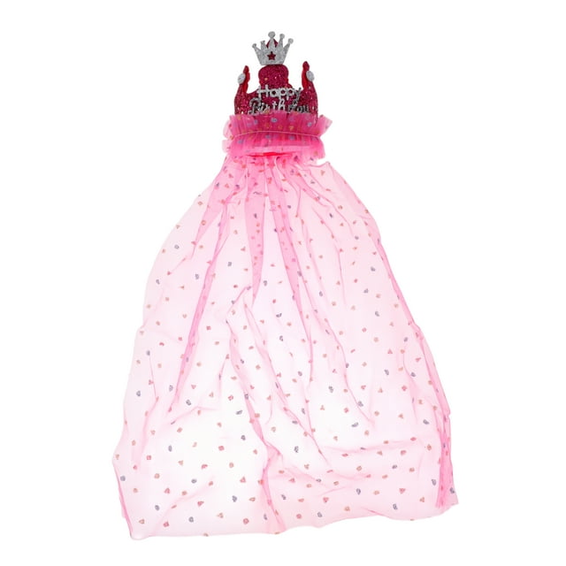 Accesorios para Casco de Motocicleta Decoración Corona de Malla de Cumpleaños para Cascos de Motocicleta Bicicleta Esquí Rosa Rojo Pegatina 1 Juego