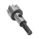 thumbnail image 5 of Broca perforadora de 19,5 mm, herramienta de escariado de metal con sierra perforadora de 3 flautas de acero de alta velocidad con llave hexagonal, 5 of 9