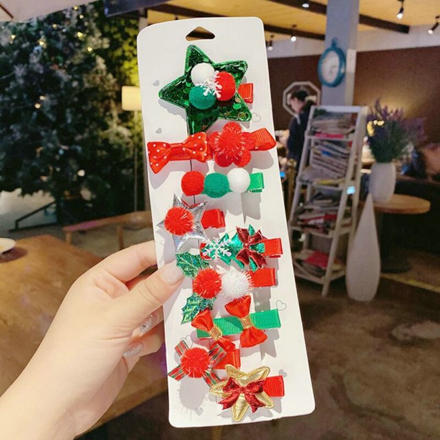 Horquillas de Navidad para el pelo, pinzas para el pelo con orejas de ciervo, diademas para fiesta de Navidad, bandas de goma para Festival, accesorios para el cabello, regalos