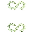 thumbnail image 1 of Hojas colgantes artificiales Advancent 12 Uds hiedra vid guirnalda falsa plantas autoensamblaje al aire libre para Navidad baño jardín 2Conjunto, 1 of 6
