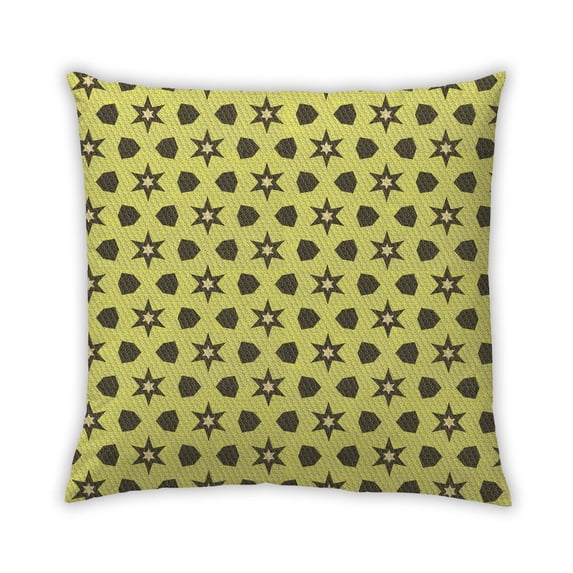 Ahgly Company Indoor Square Contemporary Throw Pillow, 18 inch by 18 inch