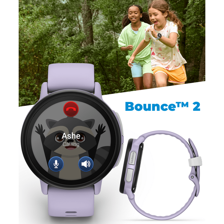Garmin Bounce Kids Smartwatch with LTE – Two-Way Calling, Text