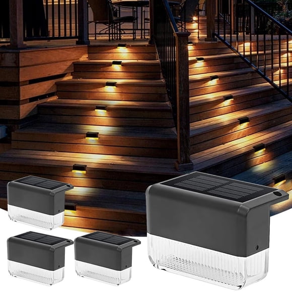 Solar Step Light LED Solar Deck Light Waterproof Solar Fence Light for Deck Step Yard