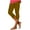 Gold, variant on Women's Capri Pants Summer Skinny Flared Hollow out Bottom Trousers Elastic High Waist Athletic Slimming Clothing, Gray, S